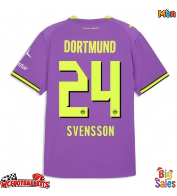 Borussia Dortmund Daniel Svensson #24 Replica Third Stadium Shirt 2026-27 Short Sleeve